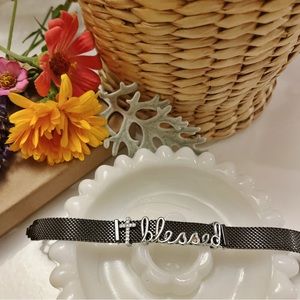 KEEP Collective Black Mesh bracelet